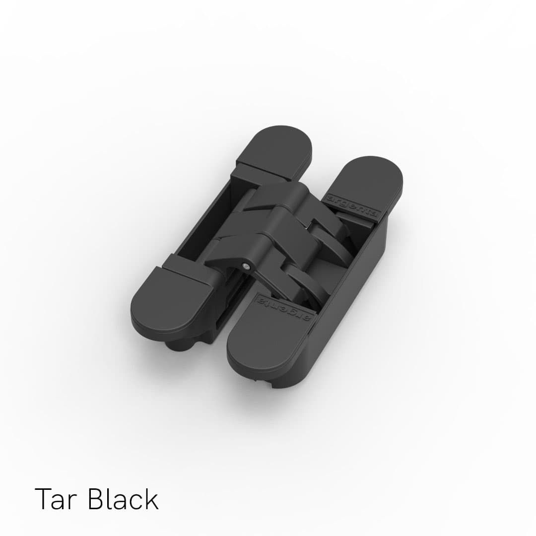 S-5 Tar Black invisible hinge for flush jib doors